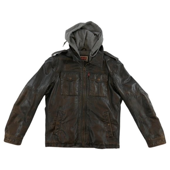 Levi's Faux Leather Jacket - Picture 1 of 16